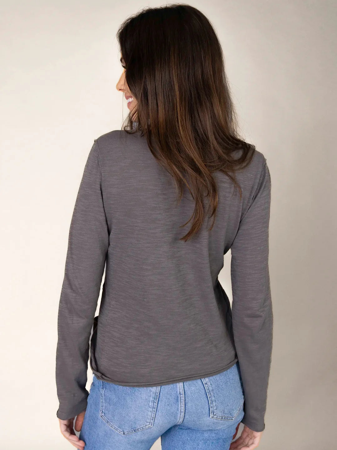 Molly Cotton Long Sleeve Tee Shirt