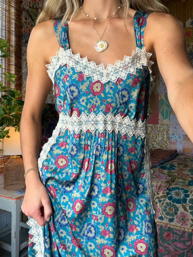 Tennessee Lace Trim Maxi Dress
