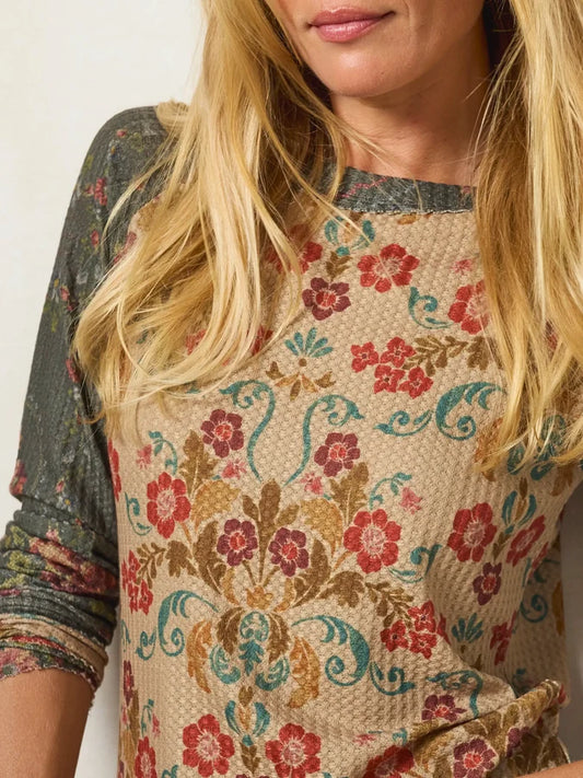Elle Raglan Thermal Top