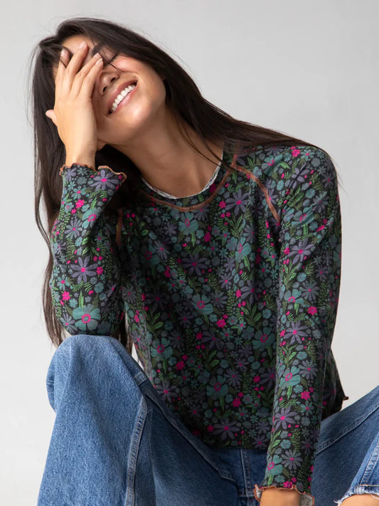 Lily Cotton Long Sleeve Tee Shirt