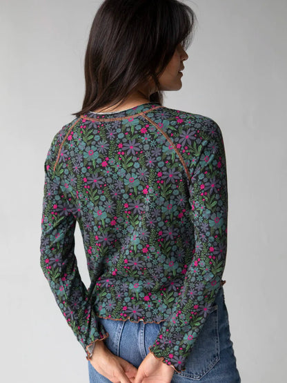 Lily Cotton Long Sleeve Tee Shirt