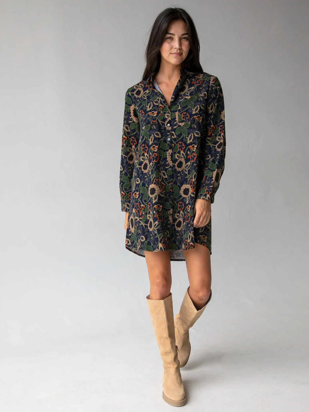 Rocky Corduroy Mini Dress