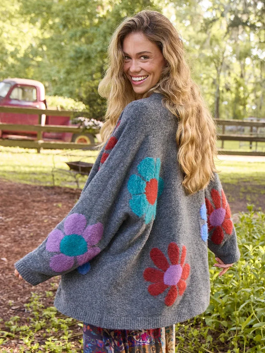 Lexie Intarsia Cardigan Sweater