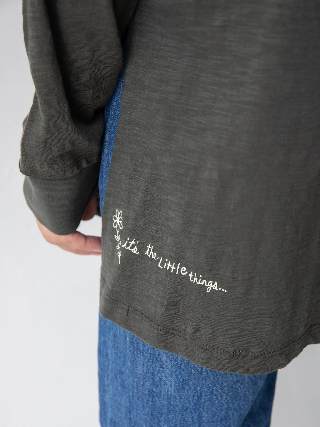 Oversized Cotton Doodle Tee