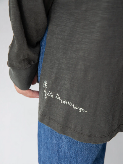 Oversized Cotton Doodle Tee