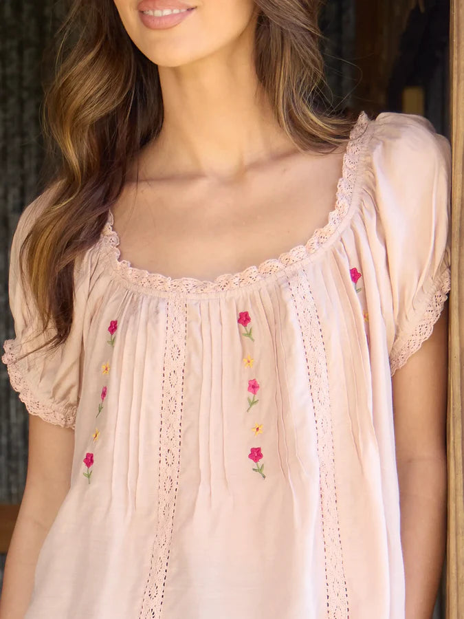 Sweet Nothings Embroidered Top