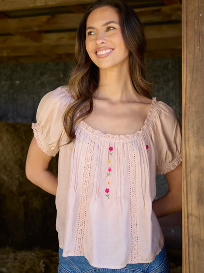 Sweet Nothings Embroidered Top