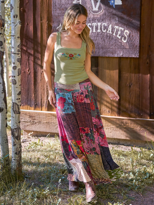 Live-In-It Knit "ButterSoft" Convertible Maxi Skirt