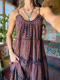 Harley Embroidered Cotton Midi Dress