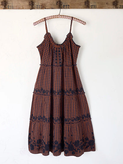 Harley Embroidered Cotton Midi Dress