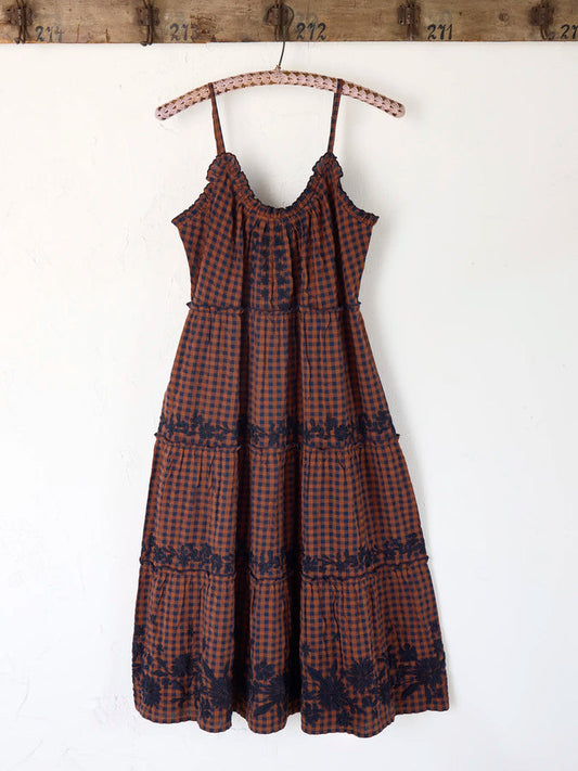 Harley Embroidered Cotton Midi Dress