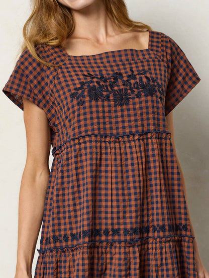 Berkley Embroidered Cotton Maxi Dress