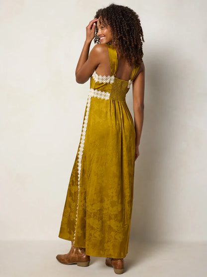 Tennessee Lace Trim Maxi Dress