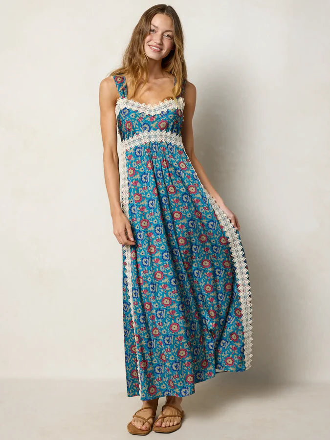 Tennessee Lace Trim Maxi Dress