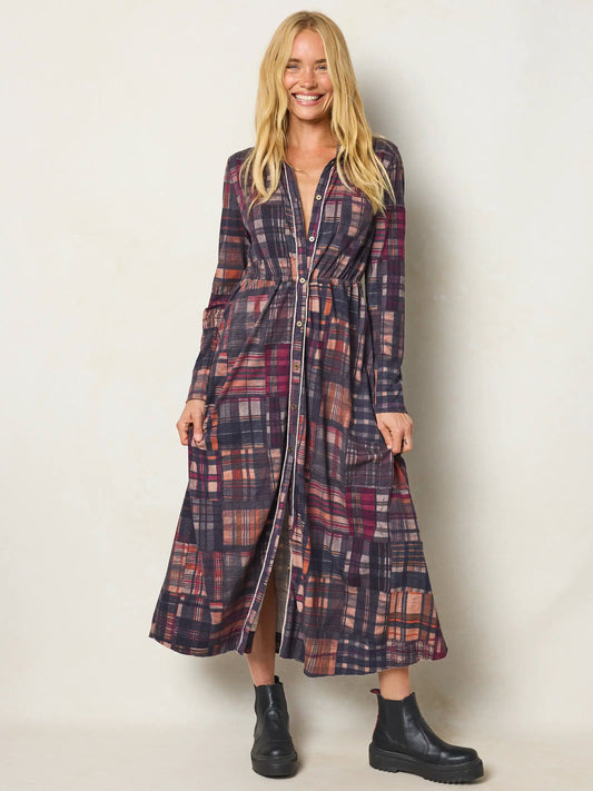 Christa Knit Cotton Maxi Dress