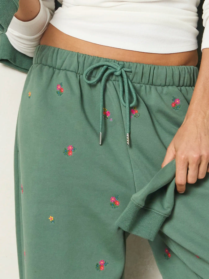 Fave Little Things Embroidered Jogger Pants
