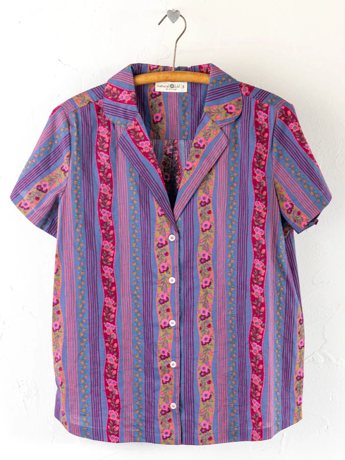Mix & Match Cotton Short Sleeve Pajama Top