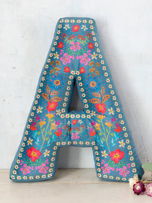 Velvet Initial Pillow
