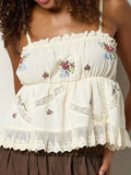 Ruby Embroidered Lace Top