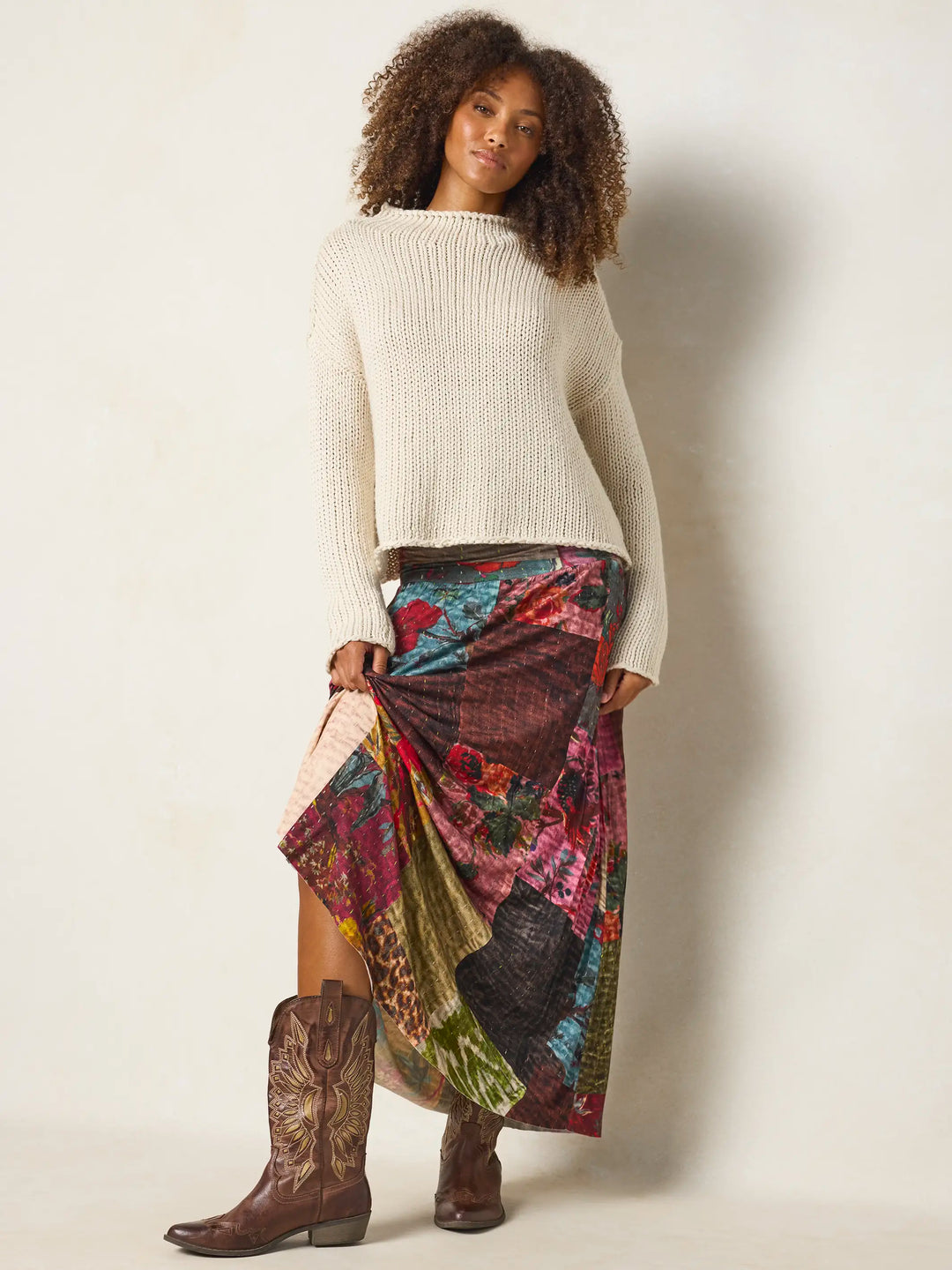 Live-In-It Knit "ButterSoft" Convertible Maxi Skirt