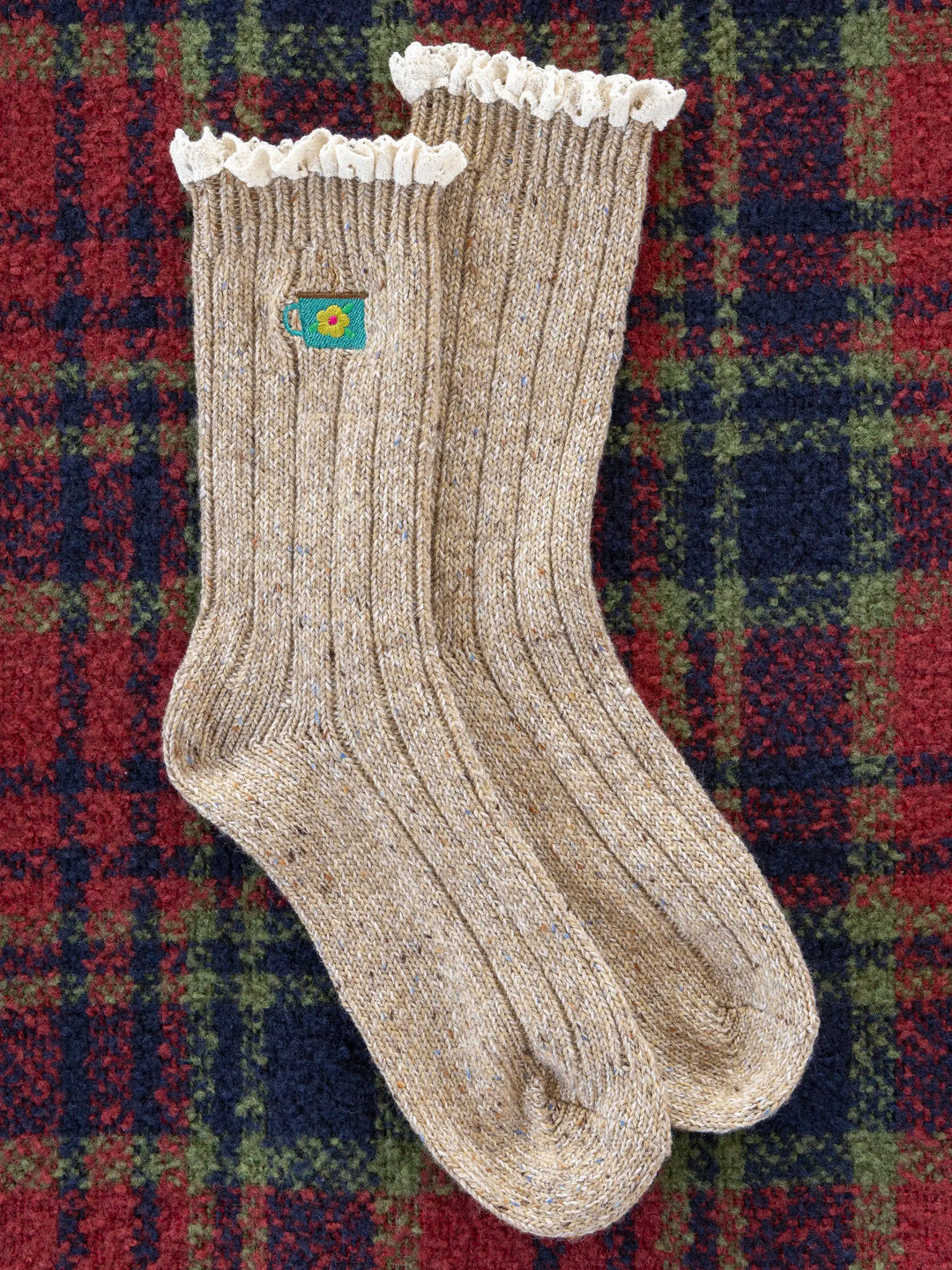 Little Things Embroidered Socks