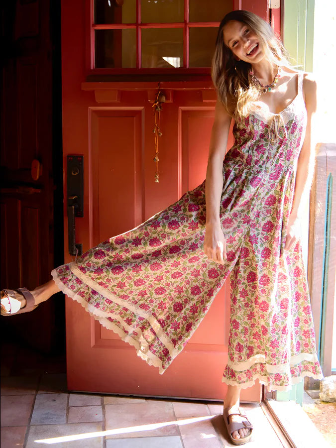 Cotton & Lace Jumpsuit