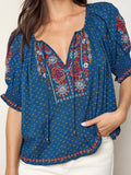 April Embroidered Top