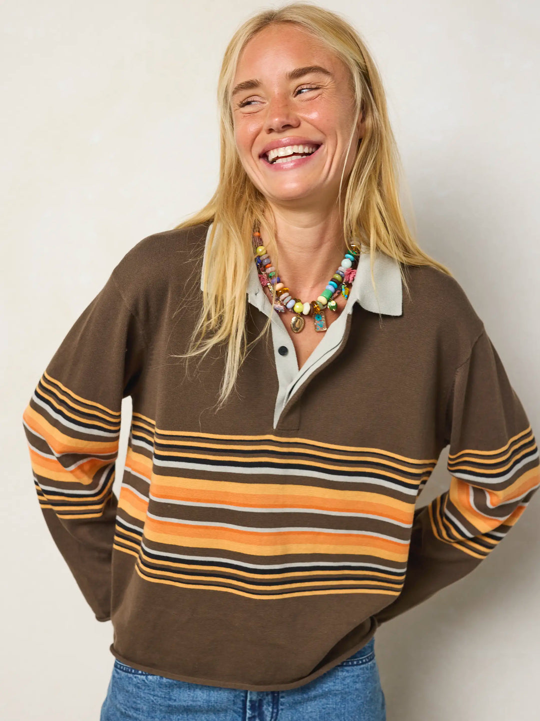 Retro Cotton Rugby Shirt